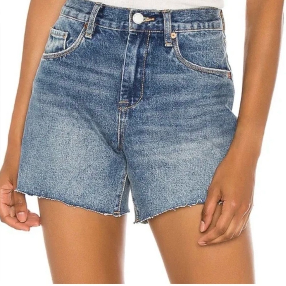 Blanknyc High Waisted Mom Shorts